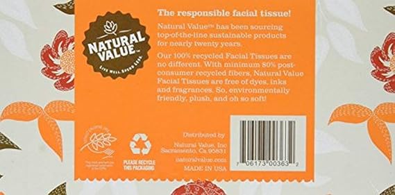 Natural Value Facial Tissues