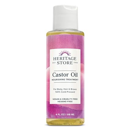Heritage Store Castor Oil 4floz