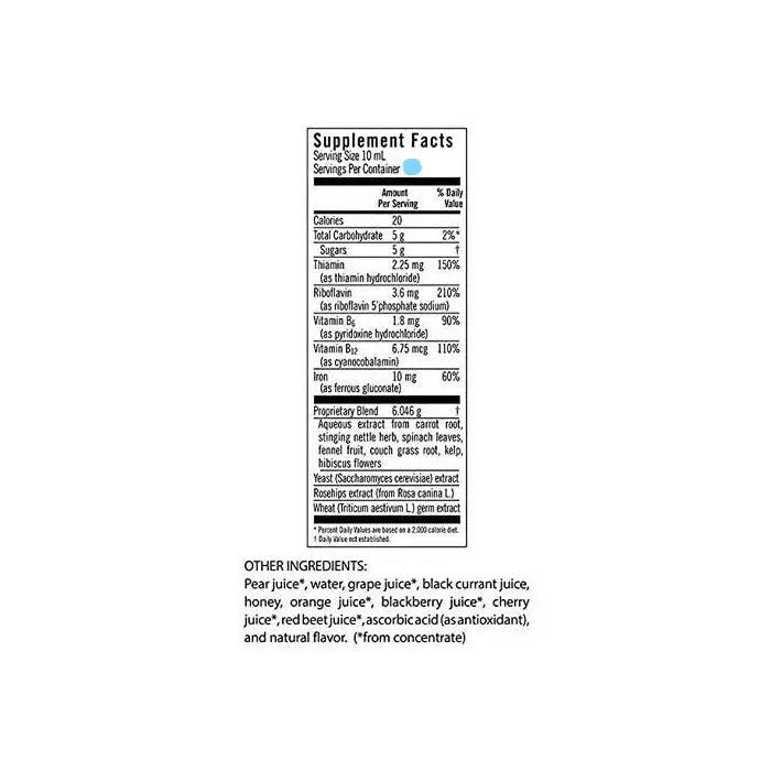 Floradix Iron + Herbs liquid herbal supplement