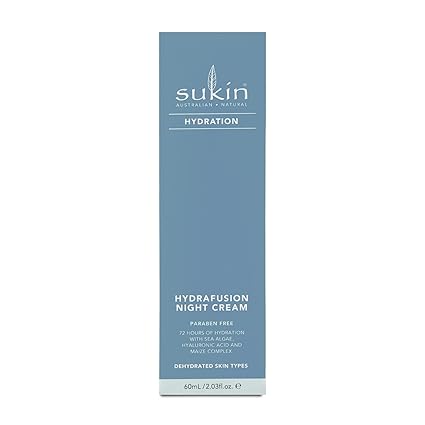 SUKIN NATURALS HYDRAFUSION NIGHT CREAM 2.03 OZ