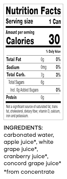 GOODPOP Fruit Punch Sparkling Water 6 pack - 7.5 OZ