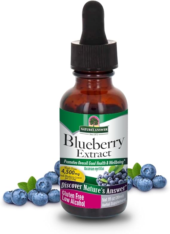 Natures Answer Blueberry Extract Low Alcohol