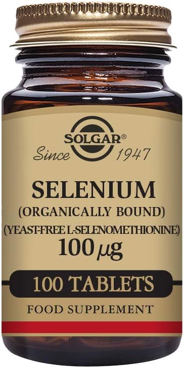 Solgar Yeast-Free Selenium 100 mcg Tablets 100tablet