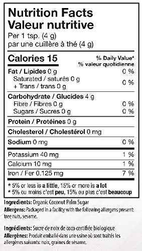 ORGANIC TRADITIONS COCONUT PALM SUGAR 8OZ