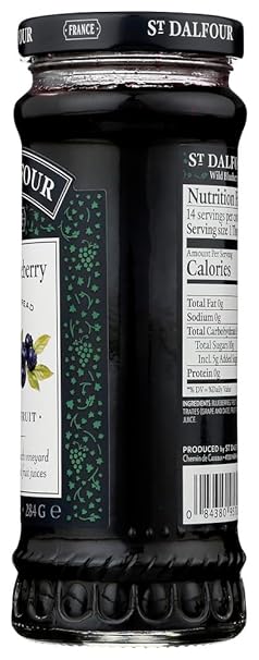 ST. DALFOUR Conserves, Wild Blueberry 10 OZ