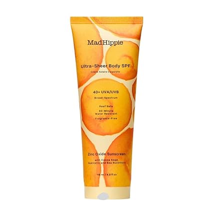 MAD HIPPIE ULTRA- SHEER BODY SPF 40+UVA/UVB 4 FL OZ
