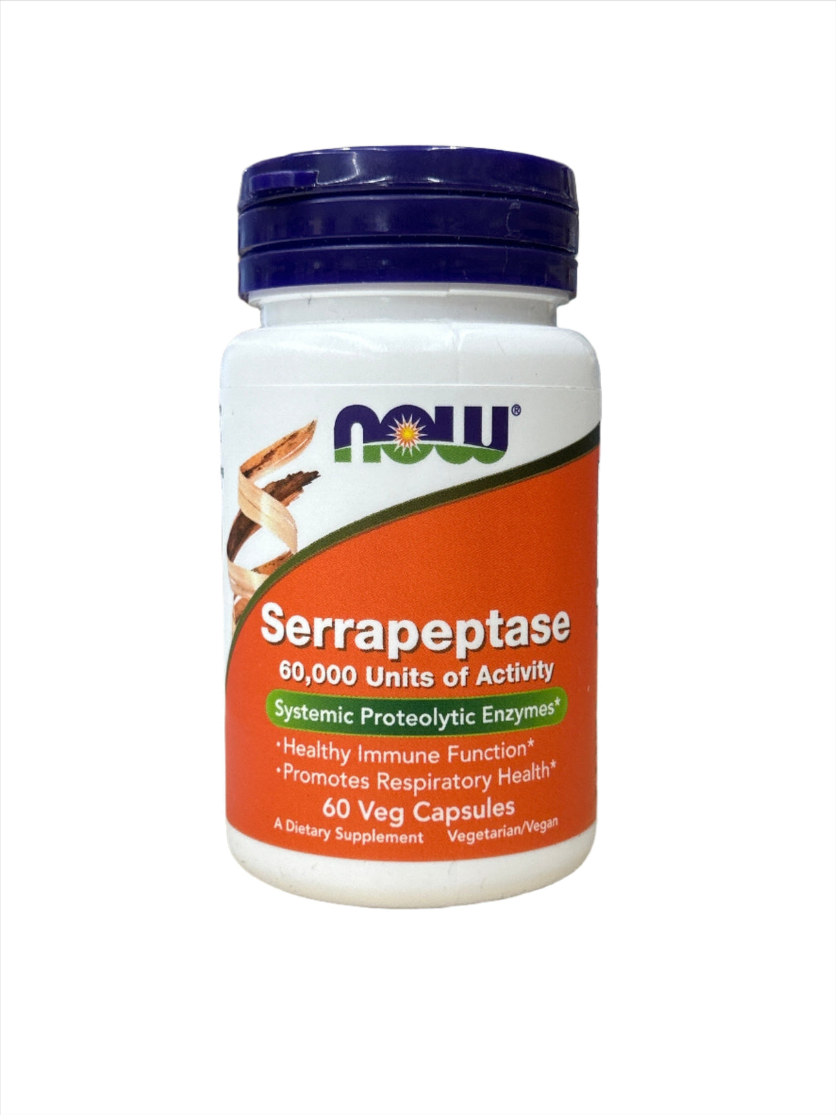 Now Serrapeptase 60 Veg Capsules