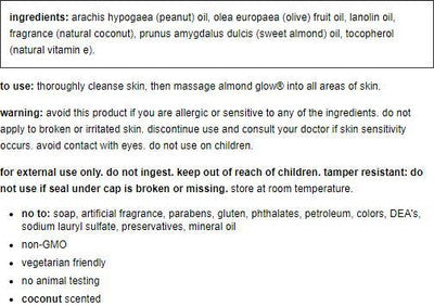 Solgar Almond Glow® Skin Lotion (Coconut) 8 fl. oz.