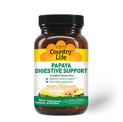 Country Life PAPAYA DIGESTIVE SUPPORT 200 Tablet