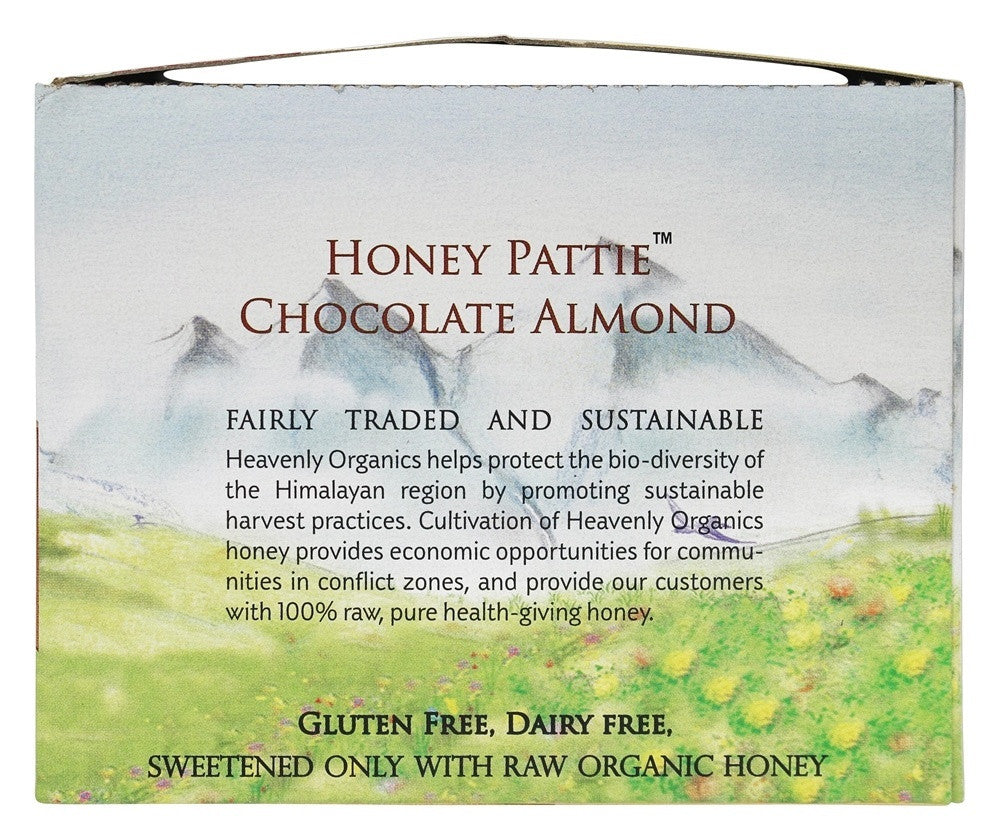 HEAVENLY ORGANICS Chocolate Almond Hny Patties 3-PK 16/1.2 OZ