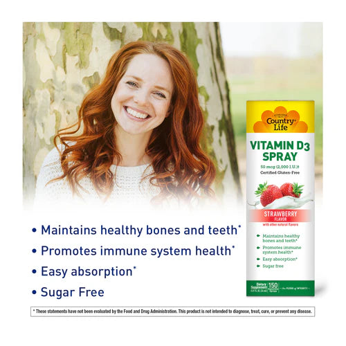 Country Life VITAMIN D3 SPRAY 2000IU 0 Spray