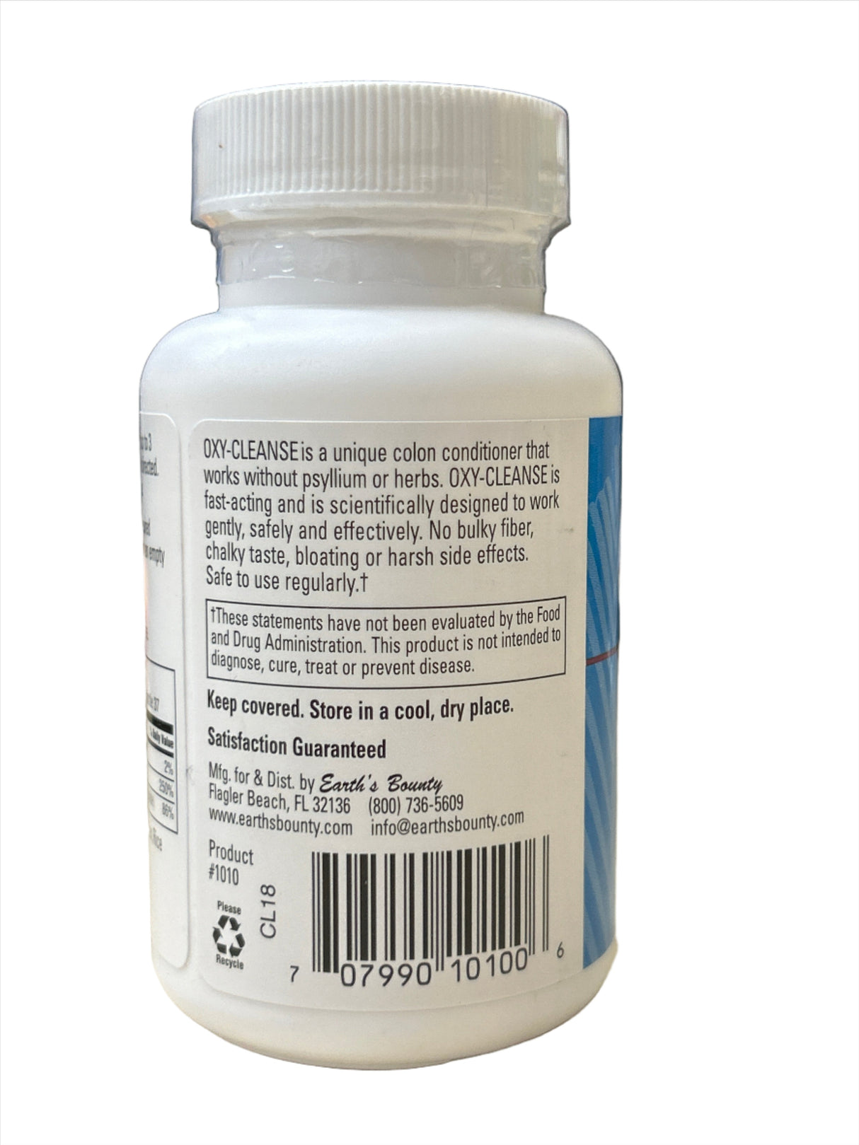 Oxy-Clean Oxygen Colon Conditioner 75 Vegetarian Capsules