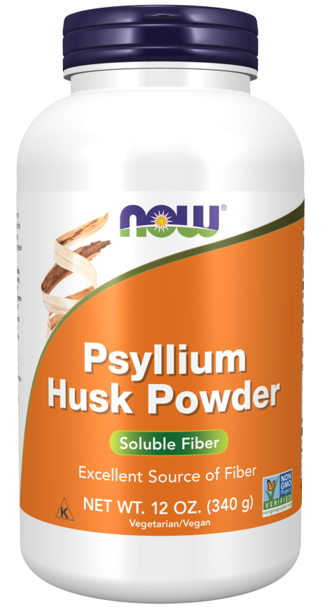 Now PSYLLIUM HUSK POWDER 12 OZ.