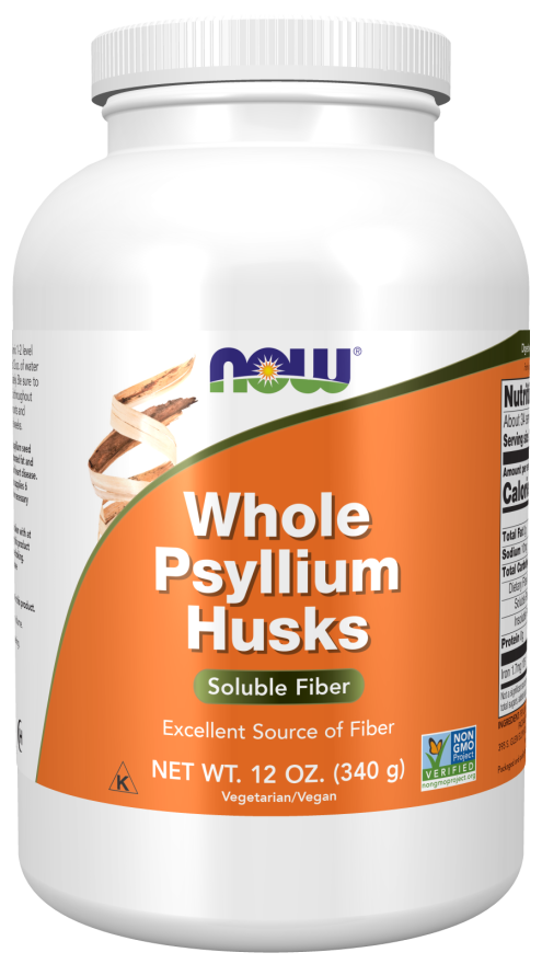 Now PSYLLIUM HUSK WHOLE 12 OZ