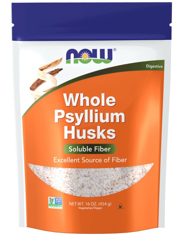 Now PSYLLIUM HUSK WHOLE 1 LB