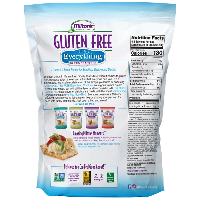 MILTONS Everything, GF 12/4.5 OZ