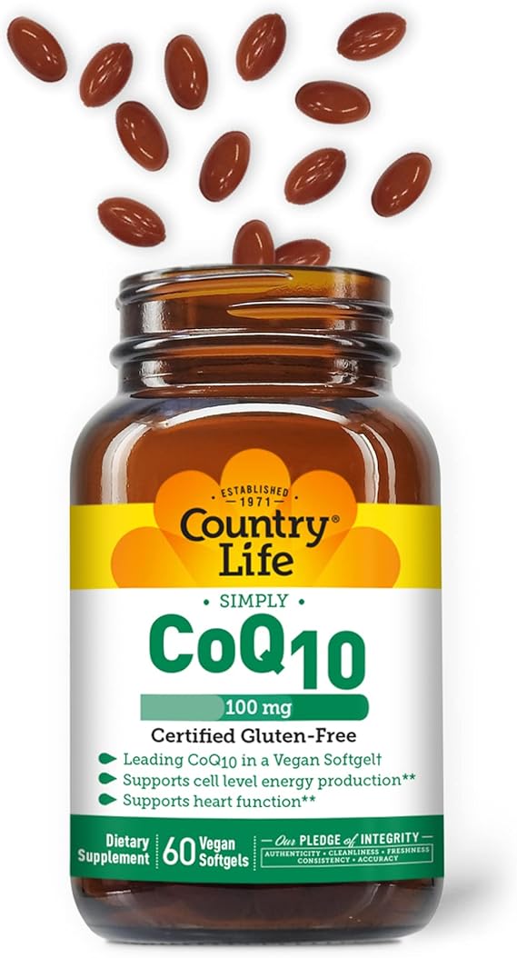 Country Life VEGAN COQ10 100MG 60 Vegicaps