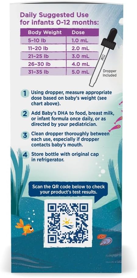 Nordic Naturals Baby's DHA Liquid 2 FL OZ (60 mL)