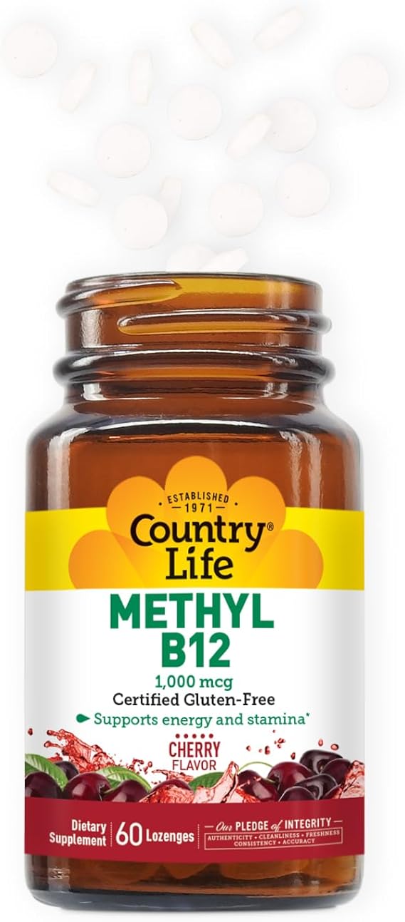 Country Life METHYL B-12 1000MCG 60 Lozenge