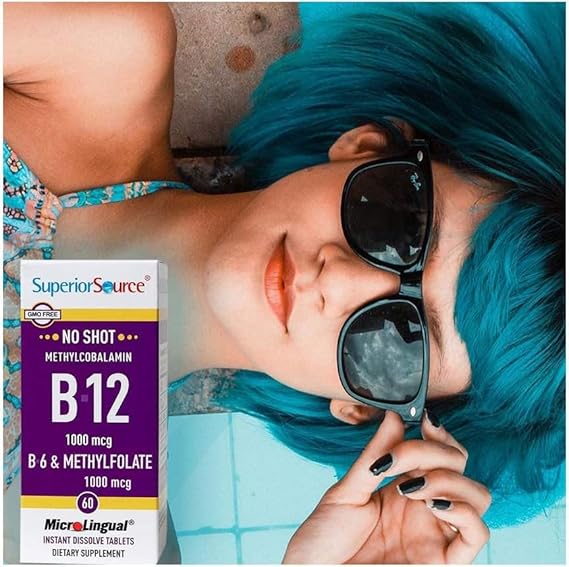 Activated B-12 Methylcoblamin 1,000 mcg B-6 & Methylfolate 1,000 mcg