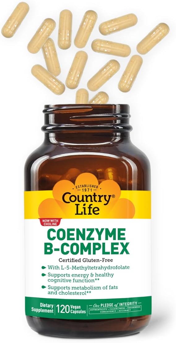 Country Life COENZYME B-COMPLEX 120 Vegicaps