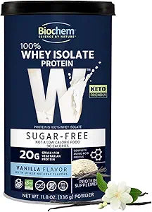 Biochem 100% WHEY SUGARFREE VANILLA 11.8 Powder
