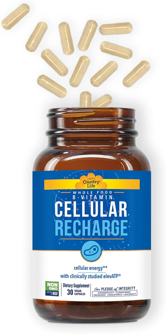 Country Life WHOLE FOOD CELLULAR RECHARGE 30 Capsule
