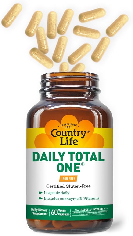 Country Life DAILY TOTAL ONE IRON FREE 60 Vegicaps