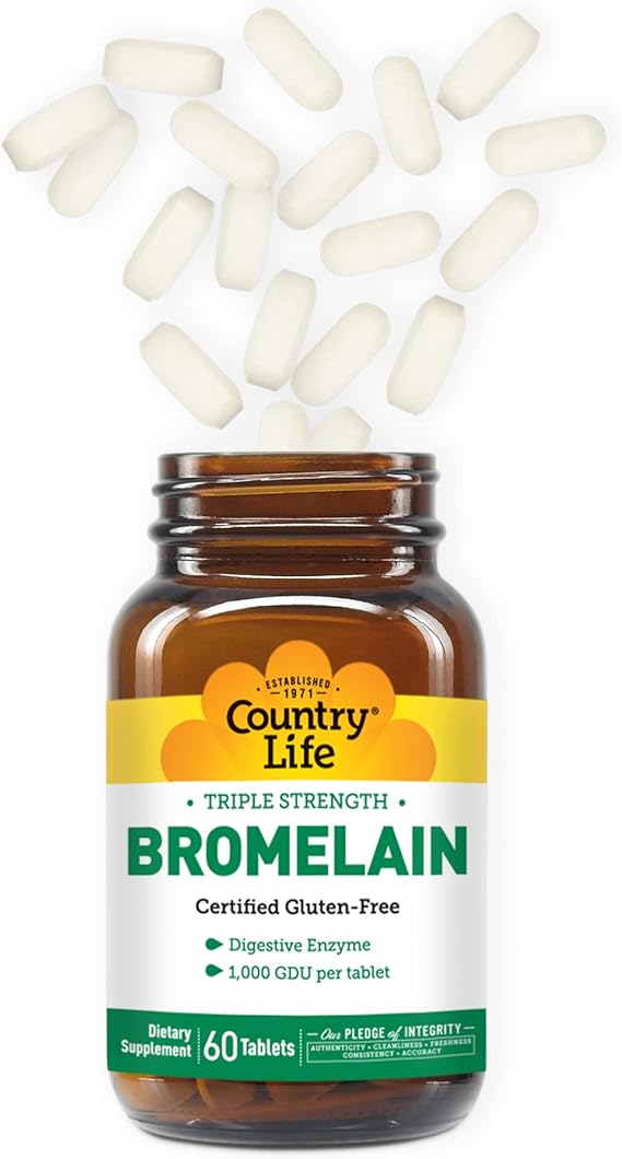 Country Life BROMELAIN 500MG 60 Tablet