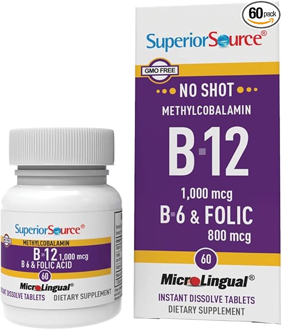 No Shot Methylcobalamin B-12 1,000 mcg