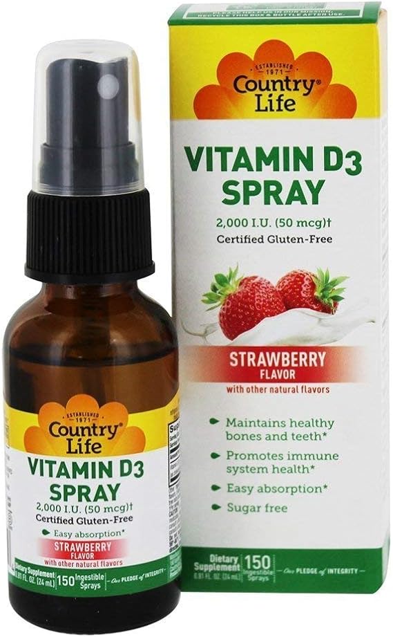 Country Life VITAMIN D3 SPRAY 2000IU 0 Spray