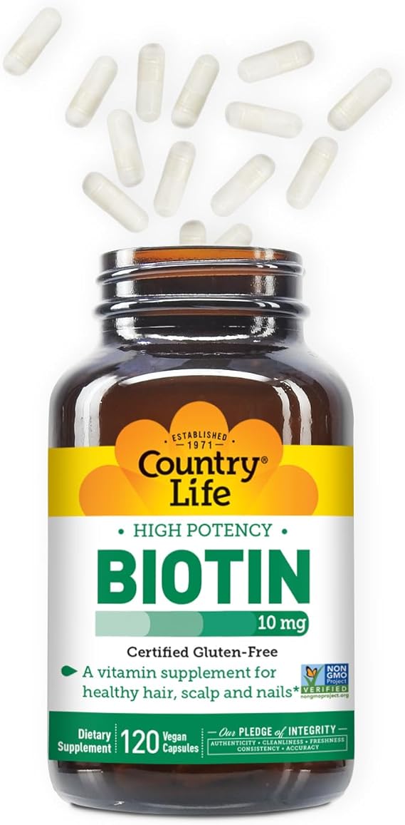 Country Life BIOTIN 10MG 120 Vegicaps