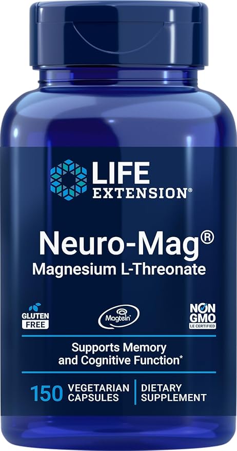 Neuro-Mag Magnesium L-Threonate 90 Vegetarian Capsules