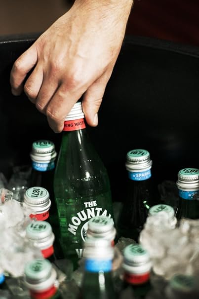 MOUNTAIN VALLEY SPRING WATER Premium Sparkling, Glass 1 LTR