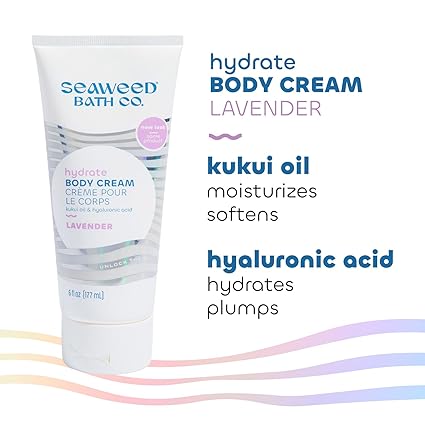 SEAWEED BATH CO. HYDRATE BODY CREAM LAVENDER 6 FL OZ