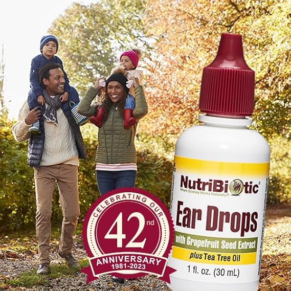 Ear Drops With Grapefruit Seed Extract Plus Tea Tree Oil 1 fl oz