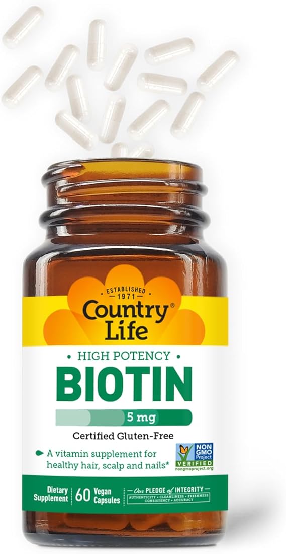 Country Life BIOTIN 5MG 60 Vegicaps