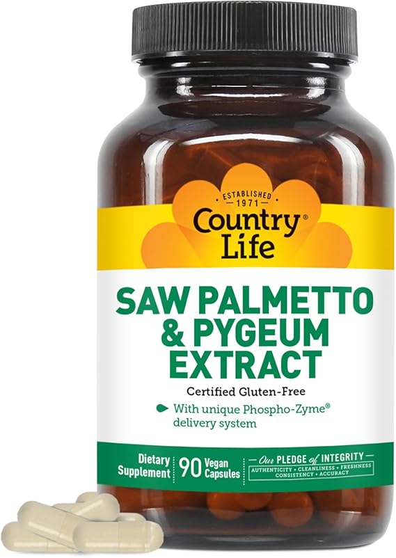 Country Life SAW PALMETTO & PYGEUM 90 Vegicaps
