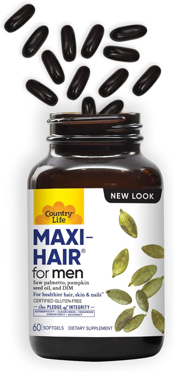 Country Life MAXI-HAIR FOR MEN 60 Softgel