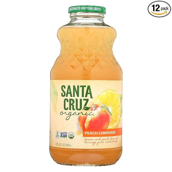 SANTA CRUZ ORGANIC Peach Lemonade 32 OZ