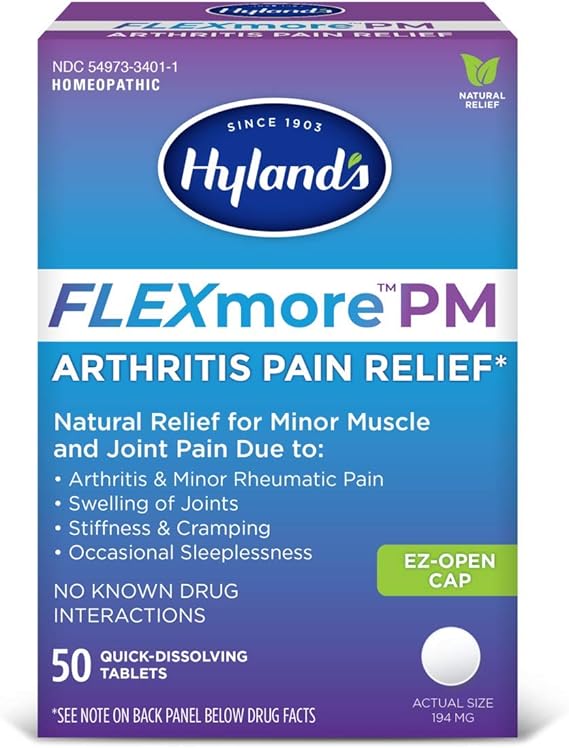 Hylands FLEXmore PM Arthritis Pain Relief