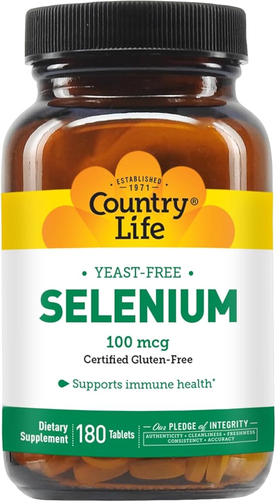 Country Life SELENIUM 100MCG 180 Tablet