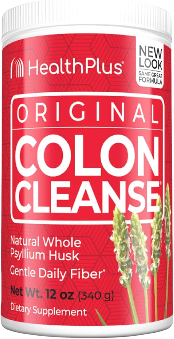 Original Colon Cleanse Natural Whole Psyllium Husk Gentle Daily Fiber