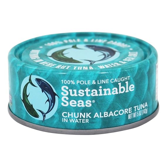 SUSTAINABLE SEAS Chunky Albacore Tuna 5 OZ