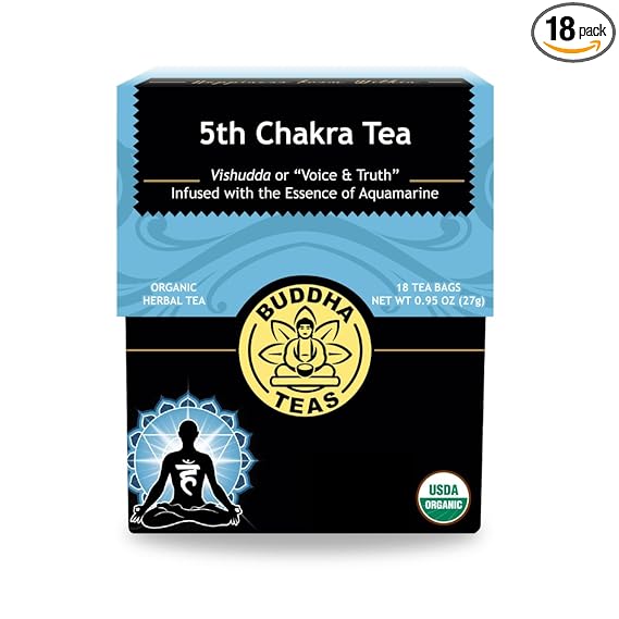 BUDDHA TEAS Organic 5th Chakra Tea 18 BAG