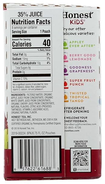 HONEST KIDS Cherry Go Round 6.75 OZ