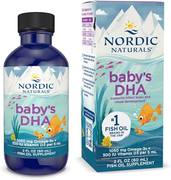 Nordic Naturals Baby's DHA Liquid 2 FL OZ (60 mL)