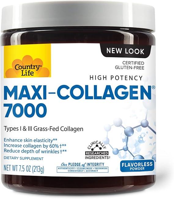 Country Life MAXI-COLLAGEN 7000 7.5 Powder