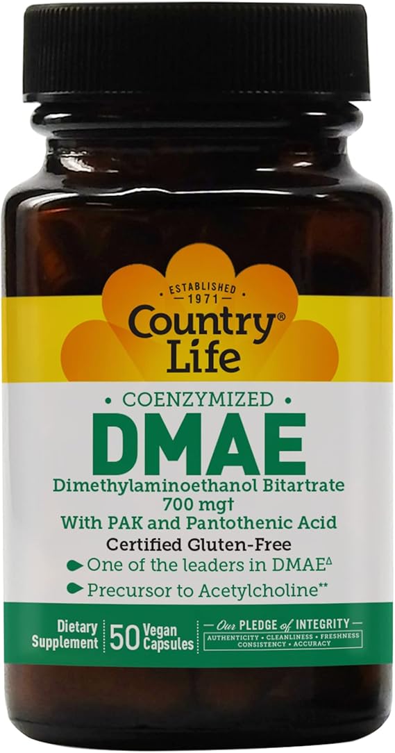 Country Life DMAE BITARTRATE 700MG 50 Capsule