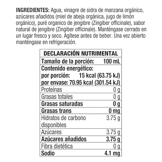 BRAGG Ginger, Lemon, Honey Refreshers 16 OZ